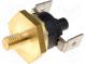 Senzor  termostat  NC  130°C  16A  250VAC  konektor 6,3mm  ±15°C