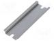 Lišta DIN  oceľ  W 35mm  L 105mm  Určenie  P121209,PC121207