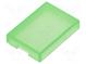 Krytka  séria UB  17x12x3mm  zelený  UB