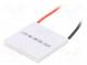 Modul  Peltiera  15,4V  3A  30x30x3,6mm  26,7W  keramika  20AWG