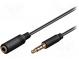 Kábel  Jack 3,5mm 4pin zásuvka,Jack 3,5mm 4pin vidlica  1m
