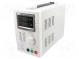 Zdroj  laboratórny programovateľný  Kanály 1  0÷30VDC  10mV  0÷5A