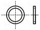 Podložka  guľatá  M13  D=17mm  h=2mm  oceľ  Povlak  zinok  BN  739