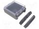Kryt  univerzálny  X  125mm  Y  151mm  Z  60mm  BOCUBE  polykarbonát