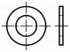 Podložka  guľatá  M2,3  D=6mm  h=0,5mm  prešpán  BN  1077