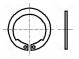 Poistný krúžok  pružná oceľ  Pr.hriadeľa  25mm  BN  829  Thk  1,2mm