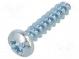 Vrut  pre plasty  3,5x16  Hlavica  valcová  plochá,Torx®  1mm,TX15