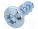 Vrut  pre plasty  3,5x8  Hlavica  valcová  plochá,Torx®  1mm,TX15