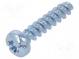 Vrut  pre plasty  3x14  Hlavica  valcová  plochá,Torx®  0,8mm,TX10