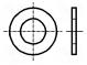 Podložka  guľatá  M4  D=9mm  h=0,8mm  polyamid  DIN  125A  BN  1074