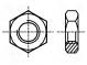 Matice  šesťhranná  M4  0,7  mosadz  Povlak  bez povrchovej úpravy
