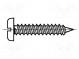 Vrut  5,5x25  Hlavica  valcová  plochá  1,6mm  oceľ  zinok  ISO  1481