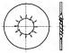 Podložka  s vnútorným zúbkovaním  M6  D=14,2mm  h=0,7mm  BN  785