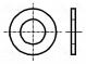 Podložka  guľatá  M6  D=14mm  h=1,2mm  oceľ  Povlak  zinok  BN  84519