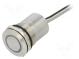 Prepínač  kapacitný  pol  2  SPST-NC  0,01A/12VDC  IP68  ON-(OFF)