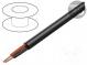Vodič  reproduktorový  2x1,5mm2  lanko  Cu  čierna  netienený  PVC