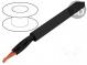 BITNER S66205 Vodič  BiT 1000 FR  2x1mm2  netienený  0,6/1kV  Cu  lanko  čierna