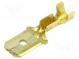 Faston  plochý  6,3mm  0,8mm  samec  0,5÷1mm2  krimpovacie  priamy