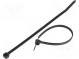 Cable tie  L  120mm  W  4.8mm  polyamide  220N  black  Ømax  24mm