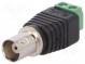 Adaptér  BNC samica,svorkovnica  PIN  2