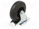 Transportné koleso  Ø  125mm  W  38mm  H  156mm  otočné s blokádou