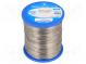 Spájkovací drôt  Sn63Pb37  0,5mm  250g  olovené  Balenie  cievka