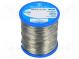 Spájkovací drôt  Sn63Pb37  0,5mm  500g  olovené  Balenie  cievka