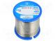 Spájkovací drôt  Sn63Pb37  0,7mm  500g  olovené  Balenie  cievka