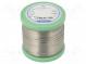 Spájkovací drôt  Sn63Pb37  0,8mm  500g  olovené  Balenie  cievka