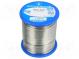Spájkovací drôt  Sn63Pb37  1mm  250g  olovené  Balenie  cievka