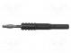 Zástrčka  banánik 4mm  banánová zástrčka 4 mm,banán zásuvka