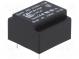 Transformátor  zaliaty  0,35VA  230VAC  9V  39mA  PCB  25g