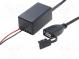 Automobilový napájací zdroj  USB A zásuvka  5V/1x2,1A  čierna