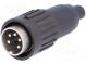 Zástrčka  DIN  vidlica  PIN  5  Usporiad.kol  240°  priamy  na kábel