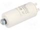 Kondenzátor  pre motory, pracovný  2uF  470VAC  Ø25x56,5mm  ±5%