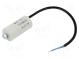 Kondenzátor  pre motory, pracovný  12uF  470VAC  Ø35x71,5mm  ±5%