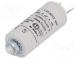 Kondenzátor  pre motory, pracovný  5uF  420VAC  Ø25x56,5mm  ±5%