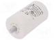 Kondenzátor  pre motory, pracovný  25uF  420VAC  Ø45x74mm  ±5%