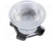 Šošovka LED  okrúhly  mliečna  40÷48°  H  12mm  Ø  21,6mm