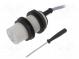 Senzor  kapacitný  Dosah  0÷25mm  Konf.výstupu  PNP / NO + NC