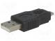 Adaptér  USB 2.0  USB A vidlica, USB B micro vidlica