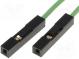 Prepájací kábel  PIN  1  250mm  Farba  zelený  Poč.ks  10
