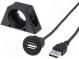 Predlžovák  USB A zásuvka  0,6m  USB 2.0