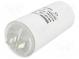 Kondenzátor  pre motory, pracovný  60uF  450V  Ø50x106mm  ±5%