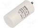 Kondenzátor  pre motory, pracovný  25uF  450V  Ø42x82mm  -25÷70°C