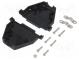 Kryt  pre konektory D-Sub  D-Sub 37pin,D-Sub HD 62pin  priamy