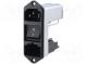 Konektor  napájacie AC  zásuvka  vidlica  1A  250VAC  IEC 60320