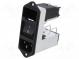 Konektor  napájacie AC  zásuvka  vidlica  2A  250VAC  IEC 60320