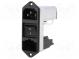 Konektor  napájacie AC  zásuvka  vidlica  2A  250VAC  IEC 60320