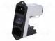 Konektor  napájacie AC  zásuvka  vidlica  4A  250VAC  IEC 60320